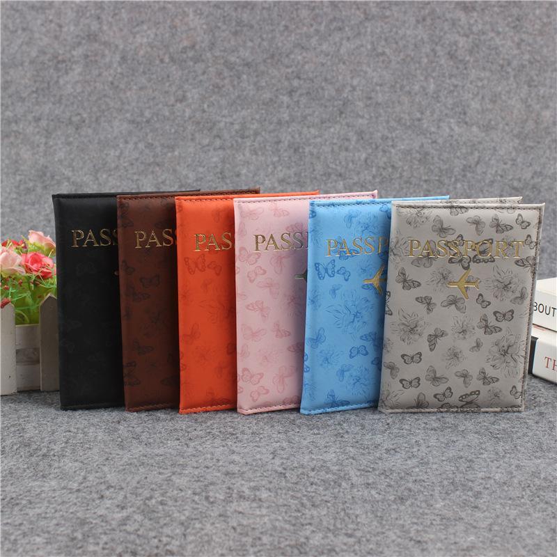 Index Card Holder - ปกหนัง PU สำหรับใส่พาสปอร์ตสำหรับผู้ชายและผู้หญิง - ที่เก็บบัตรและเอกสารประจำตัว -