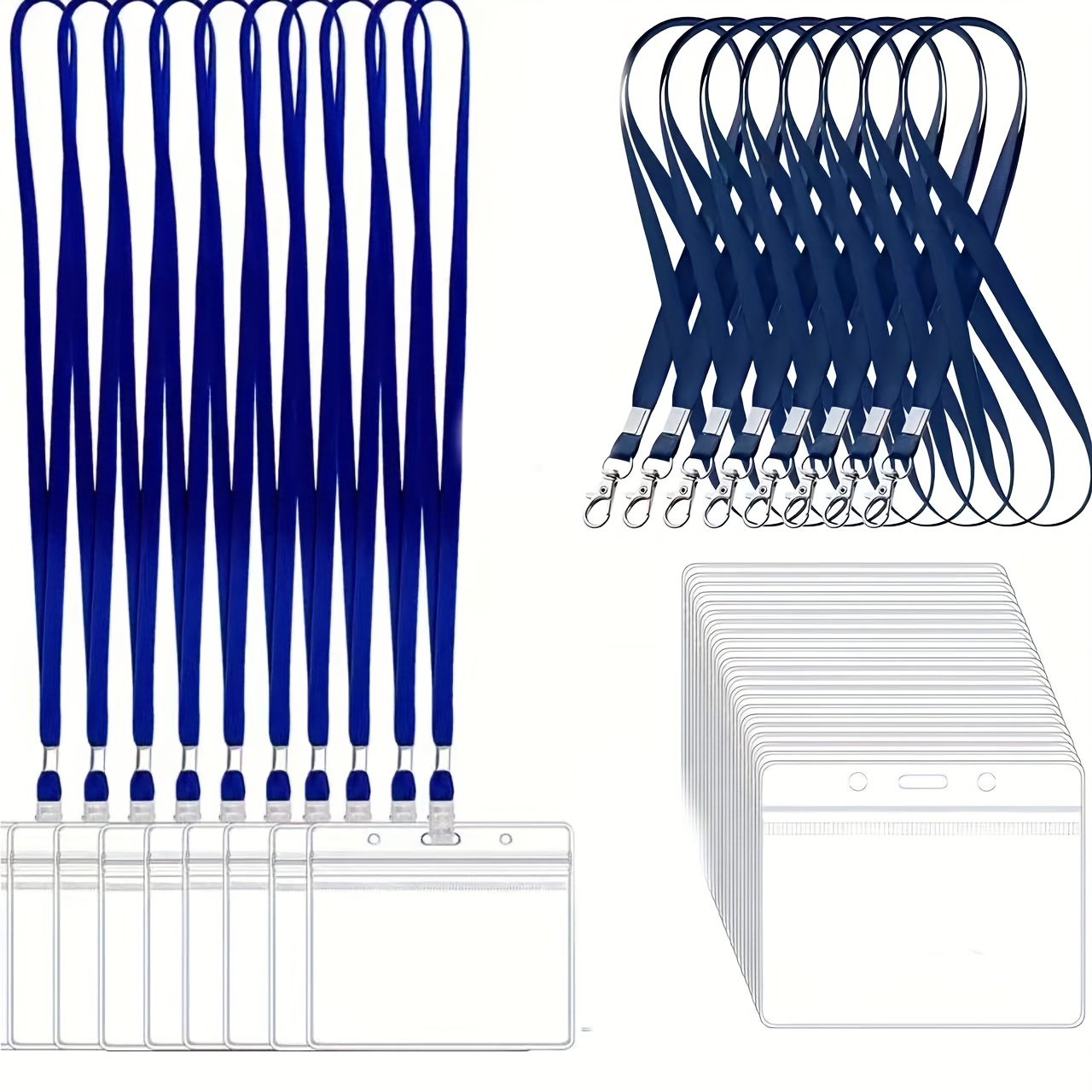 10 ชุดที่ใส่บัตรประจำตัวพีวีซี - Index Card Holder บทวิจารณ์และราคา