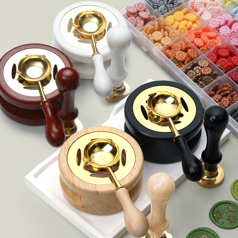ชุดอุปกรณ์ประทับตราขี้ผึ้ง 3 ช - Wax Seal Stamp Set บทวิจารณ์และราคา