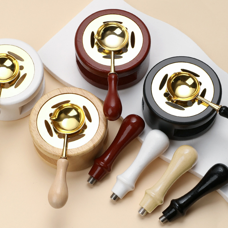 ชุดอุปกรณ์ประทับตราขี้ผึ้ง 3 ช - Wax Seal Stamp Set บทวิจารณ์และราคา