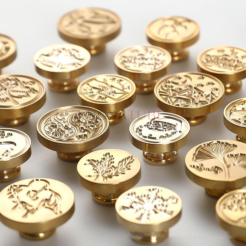 6 ทองแดง WAX Seal แสตมป์หัวชุด - Wax Seal Stamp Set บทวิจารณ์และราคา