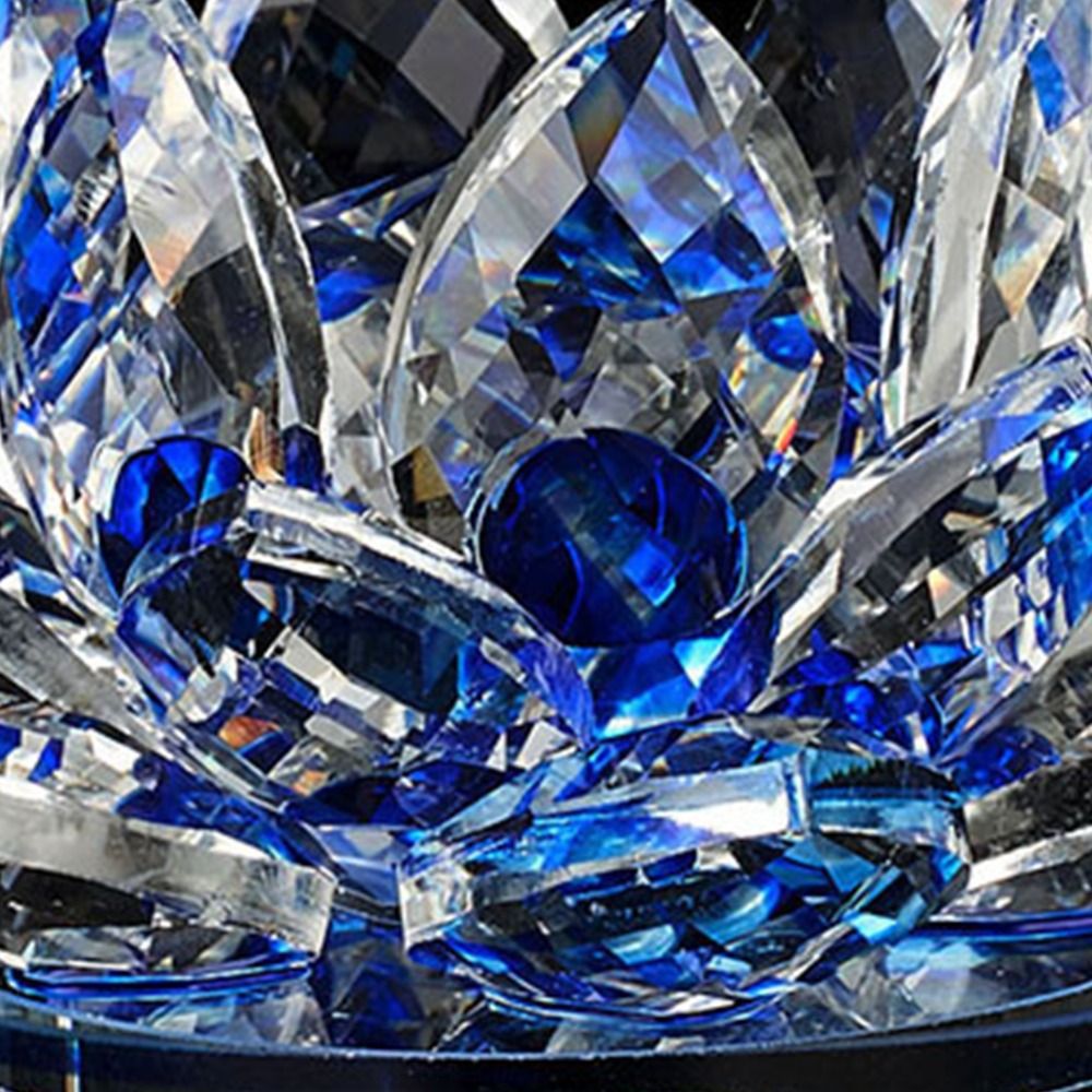 คริสตัล Lotus Flower Figurine  - Paper Weight Crystal บทวิจารณ์และราคา