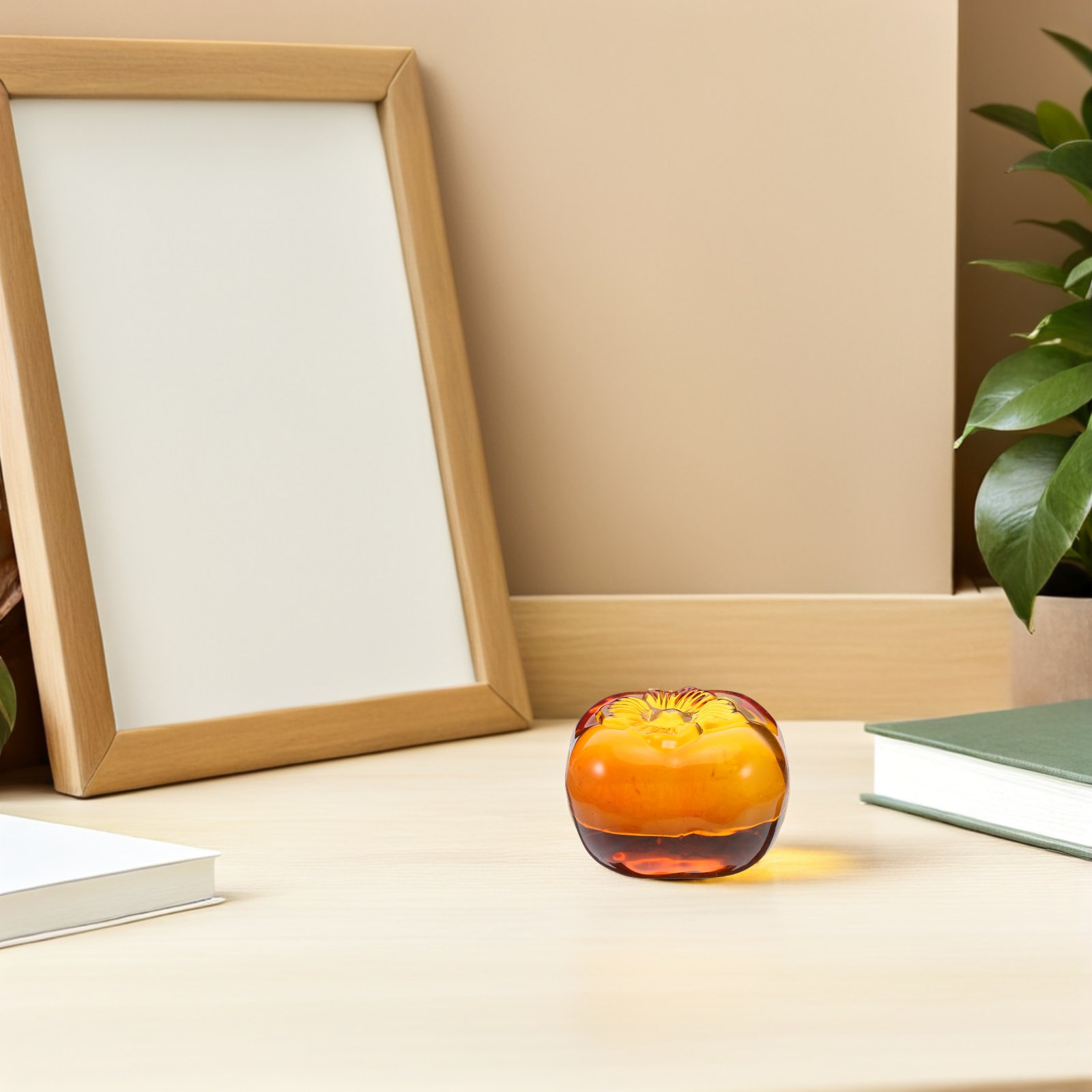 ทับกระดาษแก้วลายลูกพลับ คริสตั - Book Weight Glass บทวิจารณ์และราคา